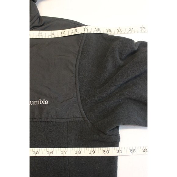 Columbia men's full zip hooded hybrid‎ fleece jacket S - Picture 8 of 14